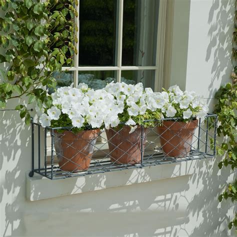 metal window boxes homebase|Wrought Iron Window Boxes .